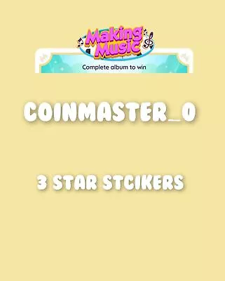 Buy Monopoly Go 3 Star Stickers:-🌟🌟🌟 3 Star Stickers • 1.91£