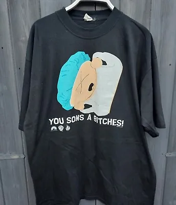Buy Vintage Jts Classic 1999 South Park Movie XL T Shirt Eric Cartman Sons Bitches • 59.99£