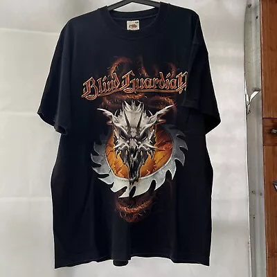 Buy Blind Guardian Black Tour T Shirt X Large XL German Power Metal Band Rock • 29.99£