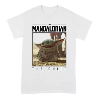 Buy Star Wars The Mandalorian Gorgu The Child Frame White T-Shirt - Unisex Loose Fit • 16.99£