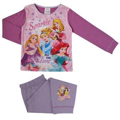 Buy Girls Toddler Disney Princess Pyjamas - Sizes 18 Months To 5 Years • 6.47£