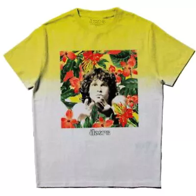 Buy The Doors Floral Square Dip-Dye T-Shirt NEW OFFICIAL • 16.59£