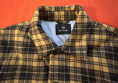 Buy Paul Smith Yellow And Black Check Recycled Wool Jacket. Size XL. BNWT. £325 New. • 39.95£