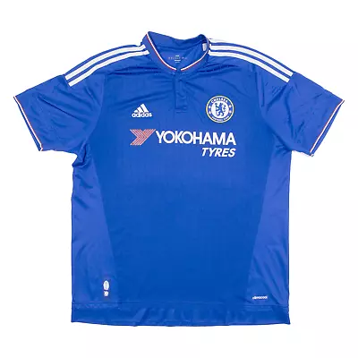 Buy ADIDAS 2015-16 Chelsea FC Home Kit Falcao 9 Mens Football Shirt Jersey Blue XL • 34.99£