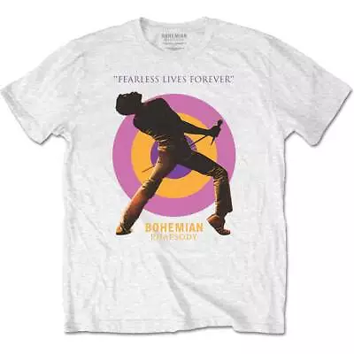 Buy Queen Freddie Mercury Bohemian Rhapsody Mic Official Tee T-Shirt Mens Unisex • 15.99£