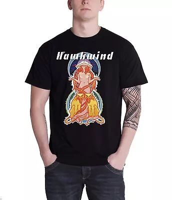 Buy Hawkwind T Shirt  Space Ritual Band Logo Official Mens Black • 17.95£