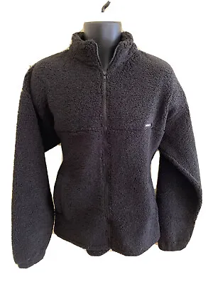 Buy Teddy Bear Fleece Jacket Says Mens But Would Say Unisex RRP £31.99 In Black L • 9.99£
