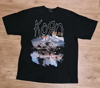 Buy ORIGINAL Vintage 1998 Korn ISSUES Black Band T Shirt - XL - Excellent Condition  • 49.99£