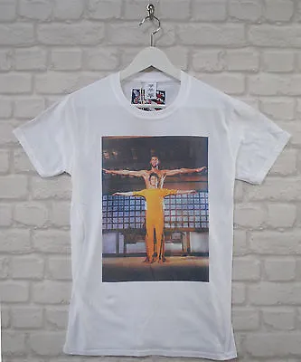 Buy Uptown Classics Game Of Death Bruce Lee Cult Film White Crew Neck Tee T-shirt • 14.99£