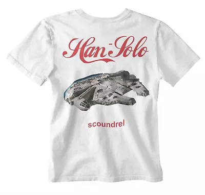 Buy Han Solo T-shirt Millennium Falcon 70s 80s 90s 00s Star Wars Scoundrel Movie  • 6.99£