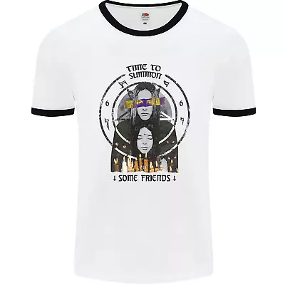 Buy Time To Summon Some Friends Ouija Board Mens Ringer T-Shirt • 9.99£