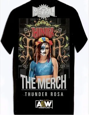 Buy Aew Thunder Rosa Upper Deck 2022 Metal Universe Wrestling Card #tm-27 Tm27 Merch • 6.99£
