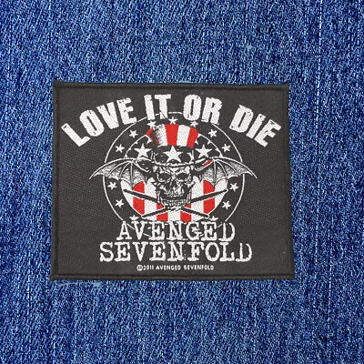 Buy Avenged Sevenfold - Love It Or Die (new) Sew On Patch Official Band Merch • 4.75£