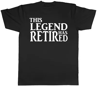 Buy This Legend Has Retired Mens Work Leaving Retirement Gift Tee T-Shirt • 10.95£