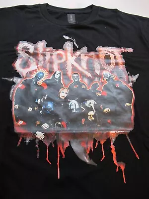 Buy Slipknot T-shirt Heavy Metal Goth Groove Metal Rock Band Black T-shirt Size Med • 7.99£