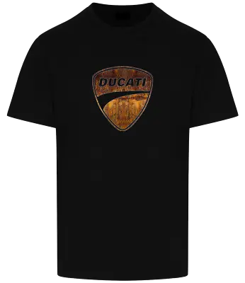 Buy NEW DESIGN DUCATI MOTORCYCLES 'Rust' Style Logo T Shirt - Up To 6XL - FREE P&P • 20£
