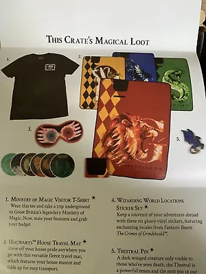 Buy Travel Wizarding World Harry Potter Loot Crate Luna Hufflepuff Mat - NO Tee • 43.23£