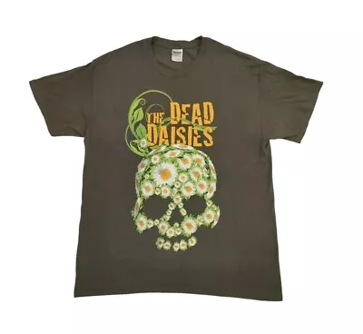 Buy The Dead Daisies Band T-Shirt - 100% Cotton - Grey Brown - Size XL • 20£