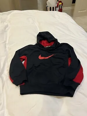 Buy Nike Black And Red Boys Hoodie Age 4 • 8£