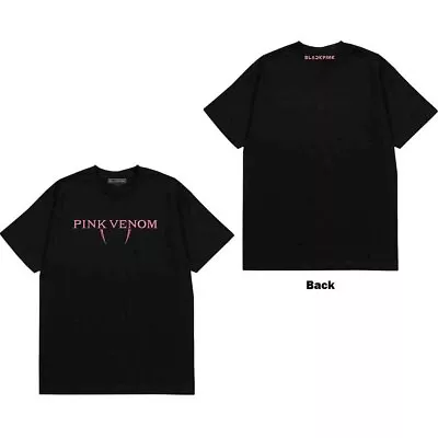Buy Blackpink Pink Venom Logo Official Tee T-Shirt Mens • 18.27£