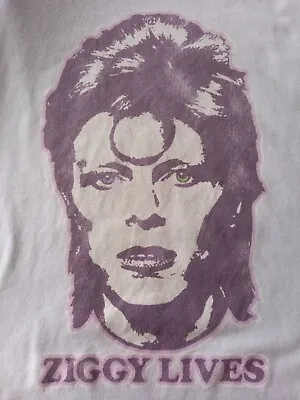 Buy Vintage Topshop Sweet And Sour David Bowie  Ziggy Stardust T-shirt Small 8 / 10 • 10£
