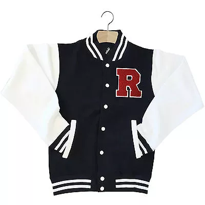 Buy Varsity Baseball Jacket Unisex Personalised With Genuine Us College Letter R • 39.95£