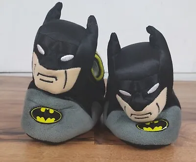 Buy DC Comics BatMan Kids Toddler Slipper Shoes -size Small 7/8 • 10.04£