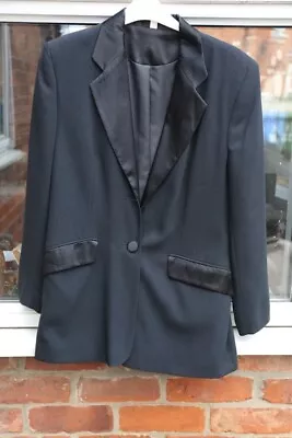 Buy Ladies House Of Fraser Blazer / Suit Jacket. Size 14. Black • 0.99£