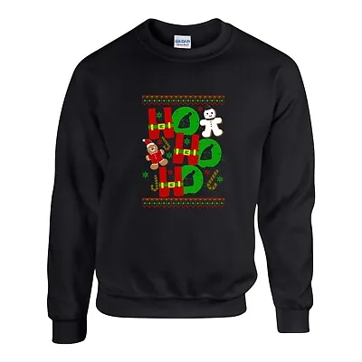 Buy Ho Ho Ho Christmas Jumper Funny Novelty Ginger Santa Xmas Sweatshirt Unisex Top • 17.99£