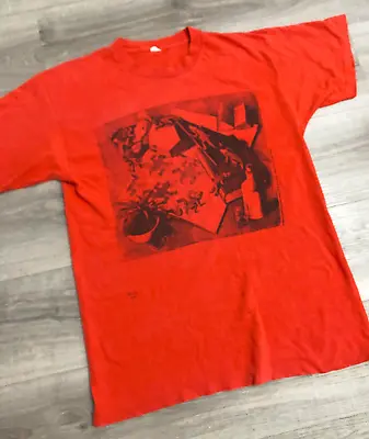 Buy Vintage 1989 M.C Escher 'Flirting With Reality' T Shirt - Size L [p2p 20.5] • 125£