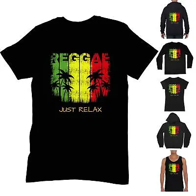 Buy Reggae Just Relax T Shirt - Rasta Jamaica Bob Marley • 12.95£