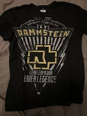 Buy Rammstein Stadium Tour T Shirt S • 37£
