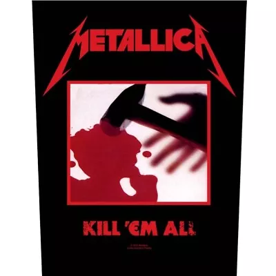 Buy Metallica Kill Em All Back Patch Official Heavy Metal Band Merch  • 12.64£