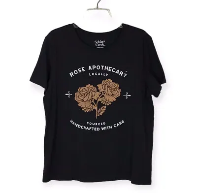 Buy Schitts Creek Black Rose Apothecary Graphic Short Sleeve T-Shirt Size XL • 14.20£