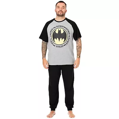 Buy Batman Mens Logo Long Pyjama Set NS7123 • 20.33£