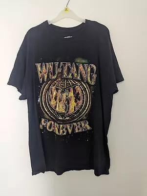 Buy Wu Tang Clan T Shirt Forever Tour 97 Band Logo Mens Black Size Medium • 12.95£