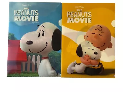 Buy The Peanuts Movie Merch Snoopy A4 Cut Flush Folder X 2 Japan Import • 6.80£