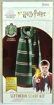 Buy Harry Potter Slytherin Scarf Knit Kit Yarn & Needle Wizarding World Craft • 11.95£
