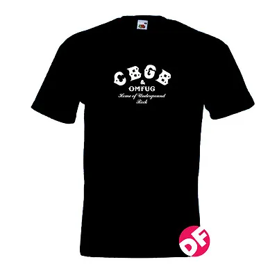 Buy CBGB Tshirt OMFUG Home Of Underground Punk Rock Club Legendary NYC T-shirt NEW • 12.99£