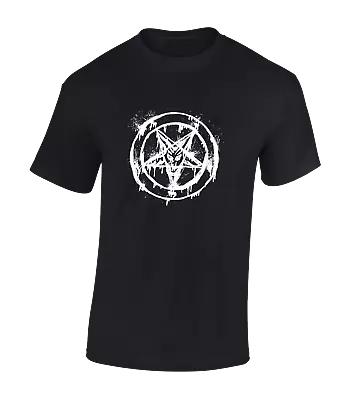 Buy Dripping Pentagram Mens T Shirt Devil Hell Satan Ouija Board Supernatural Top • 8.99£