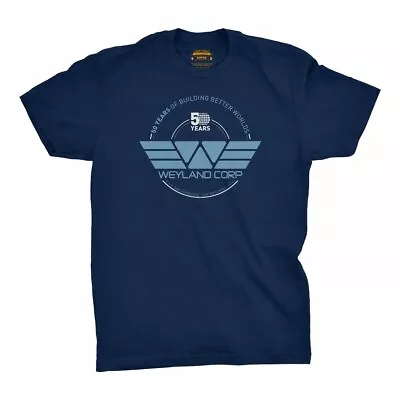 Buy Weyland Corp Tee Mens TV Film Merch Geek Crew Neck Short Sleeve T-Shirt Top • 14.95£