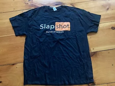 Buy Slapshot Boston Hardcore T-shirt Size XL Hub Of Hardcore • 28.35£