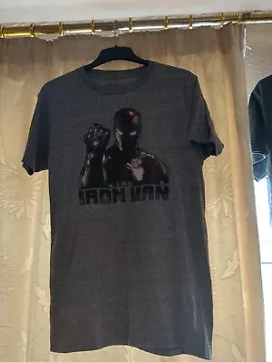 Buy Marvel Avengers Endgame T Shirt Grey I Am Ironman Size Small P2P 17  • 2.99£