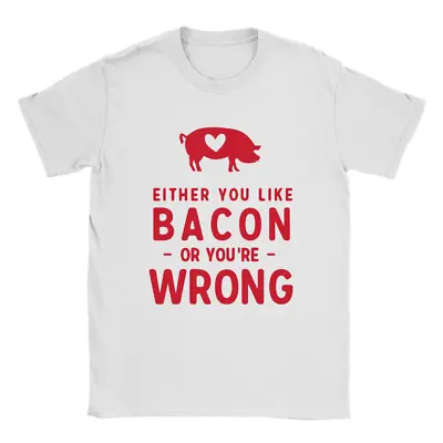 Buy Bacon Lover Mens T-Shirt Food Lover Father's Day Gift For Dad Birthday • 9.49£
