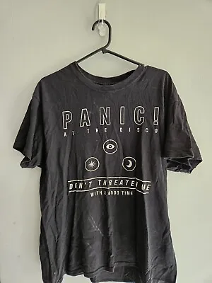 Buy Panic At The Disco Dont Threaten Me With A Good Time T-Shirt - Large • 10£