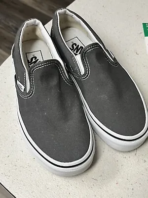 Buy Womens Vans  6.Grey Canvas Excellent Used Condition • 16.07£