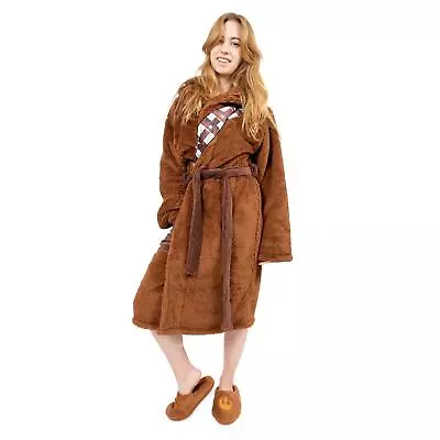 Buy Star Wars Chewbacca Robe And Slipper Set For Adults | Small/Medium • 43.56£