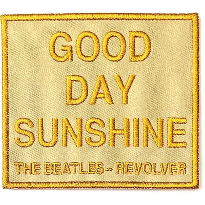 Buy THE BEATLES Good Day Sunshine : Woven SEW-ON PATCH Official Merch • 4.29£