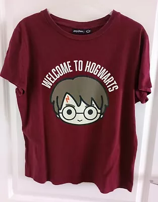 Buy Womens Harry Potter T-Shirt Hogwarts Size S 10-12 Primark • 1.25£