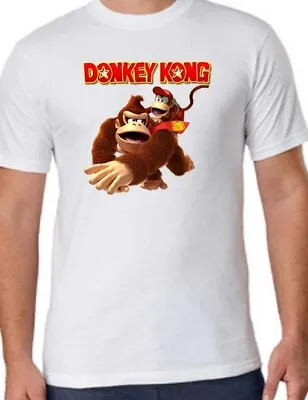 Buy ( NEW DONKEY KONG AND DIDDY KONG )-t Shirts (men's & Boys) By Steve • 7.75£
